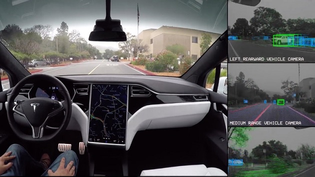 【記事】テスラ、完全自動運転車の「目線」を紹介するビデオを公開